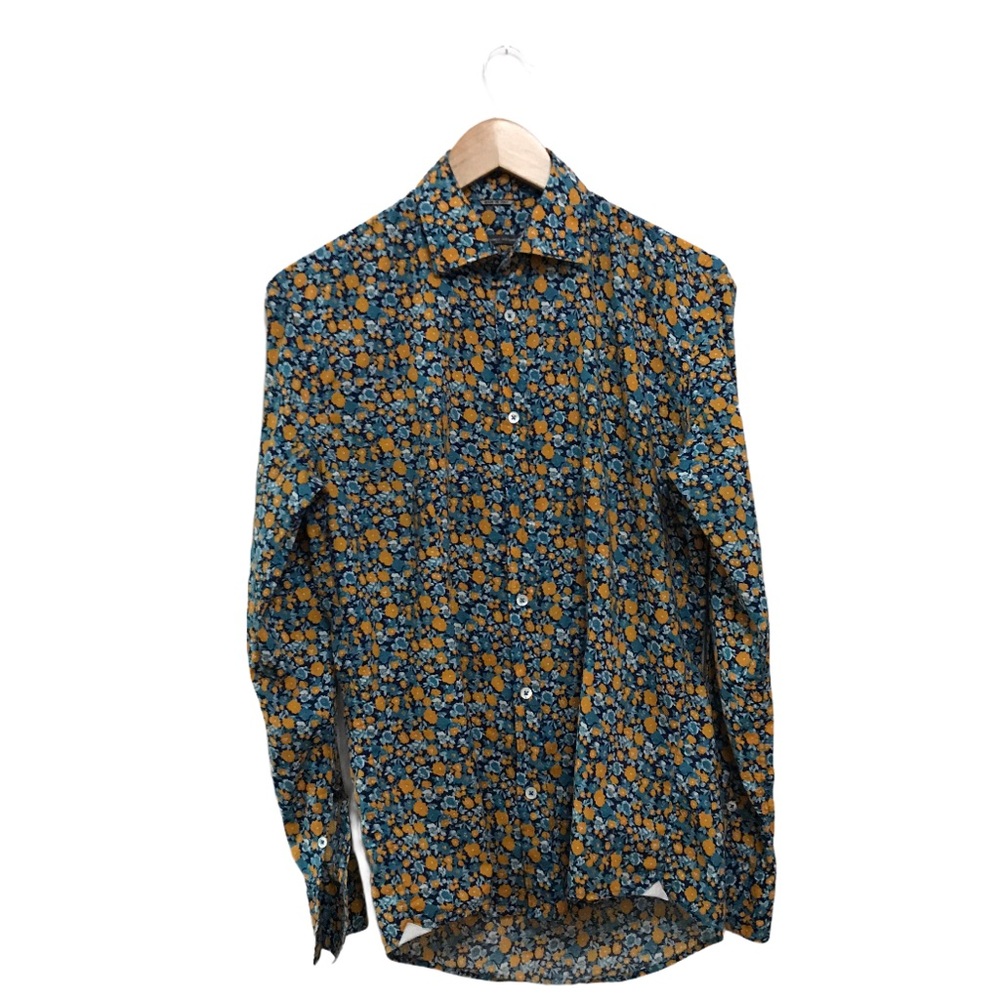 Grey Daniele Alessandrini Floral Button-Up Shirt